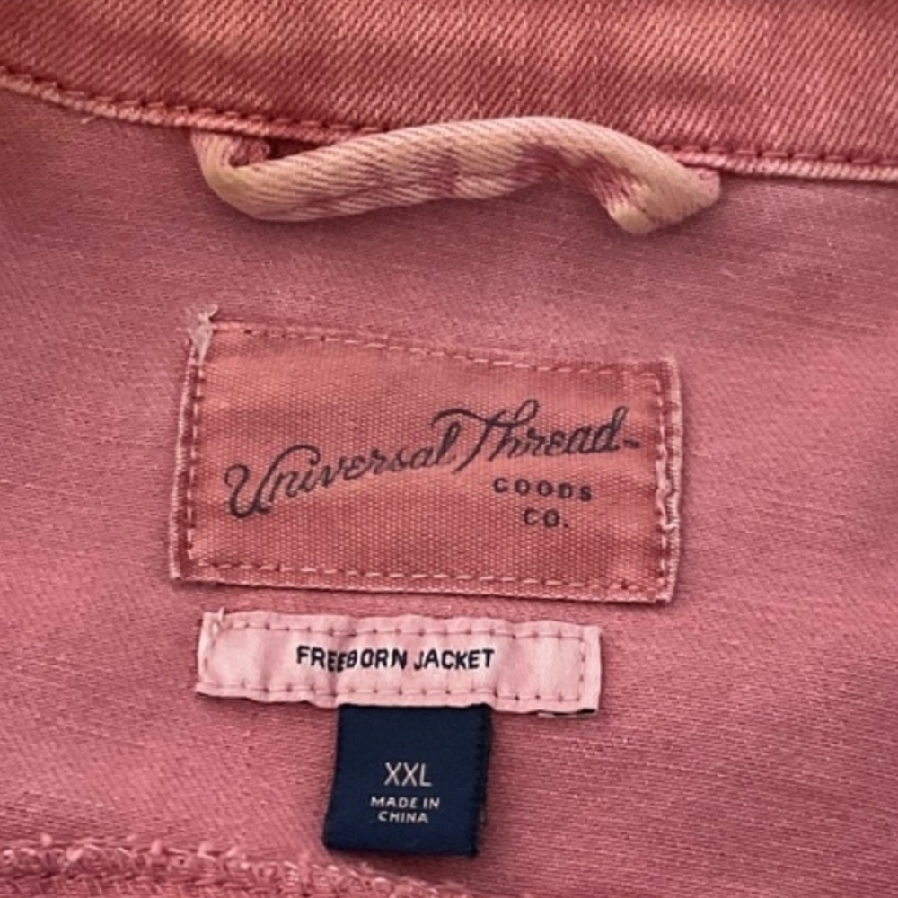 Universal Thread Pink Denim Jacket - Picture 5 of 6